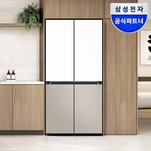 삼성 비스포크 Ai 냉장고 1등급 4도어 RM70F90R1ZD 에센셜화이트 대용량